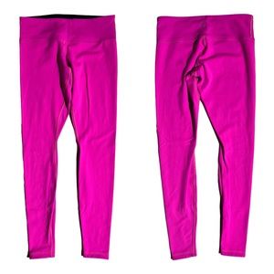 Lululemon Mid Rise Legging Tights Hot Pink